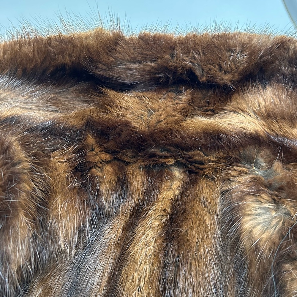 Fur Stole Vintage 1920s Beckman's Mink - Picture 14 of 16